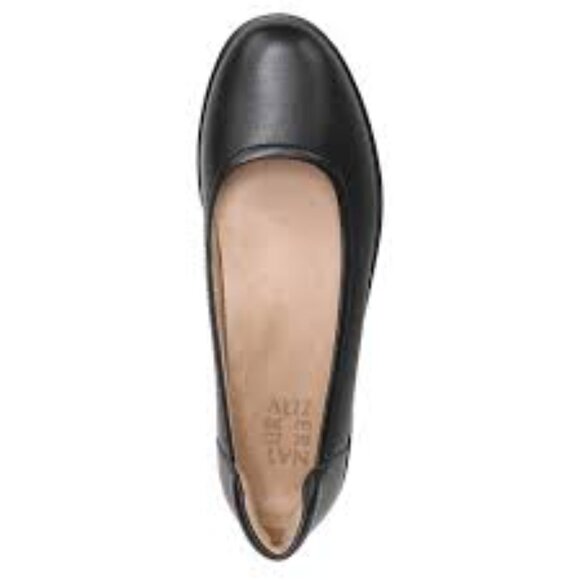 Naturalizer Flexy Flat in Black Leather - Size 7W - Picture 1 of 9